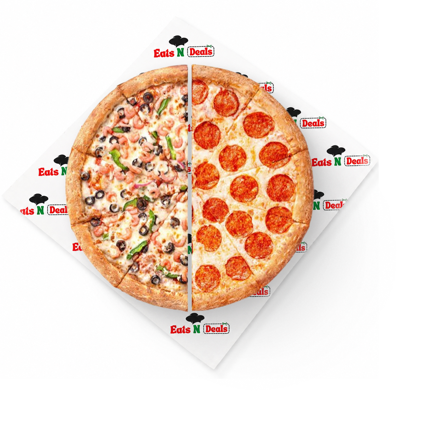 12" Half n Half-