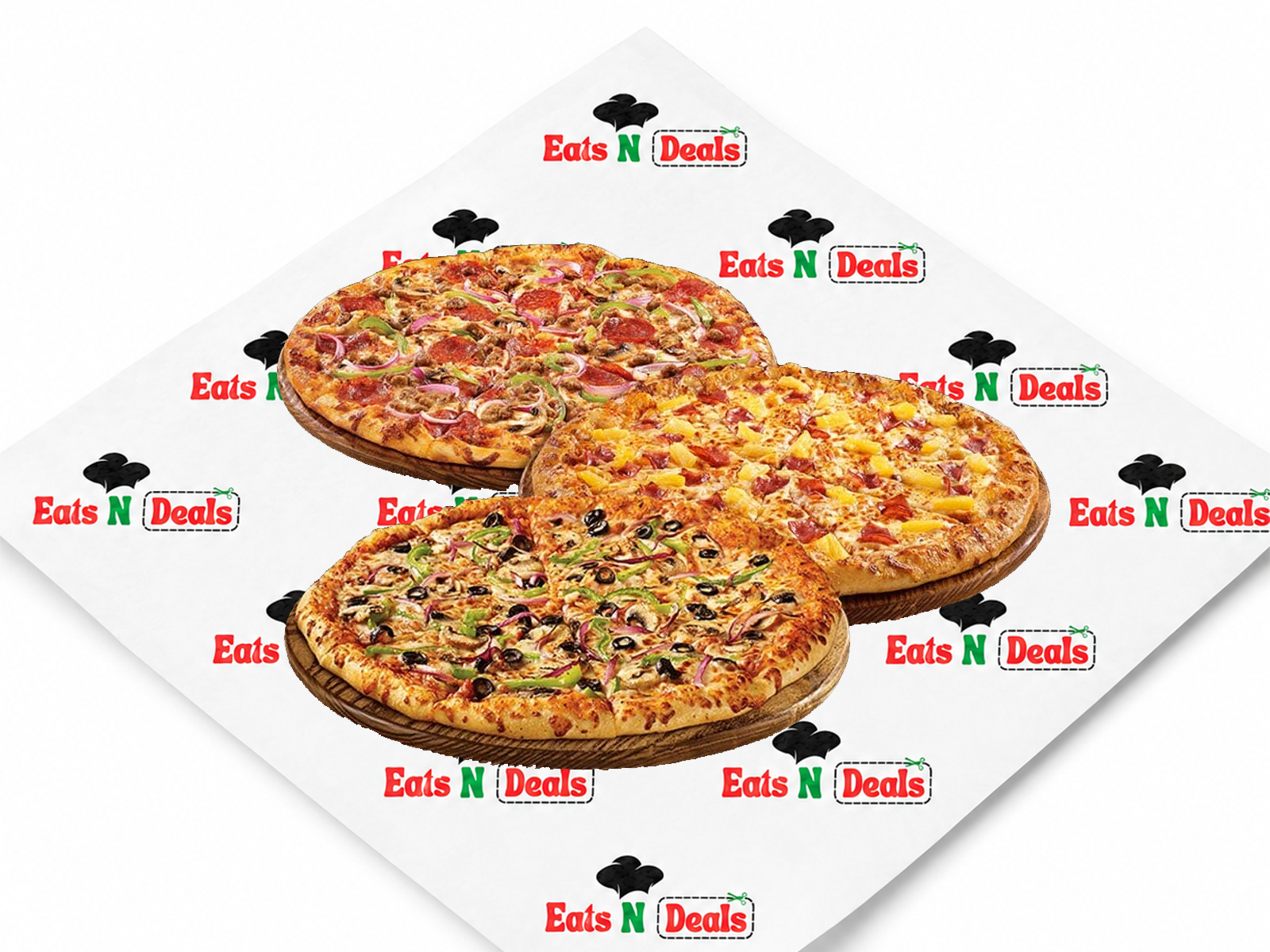 Any 3x 12” Pizzas