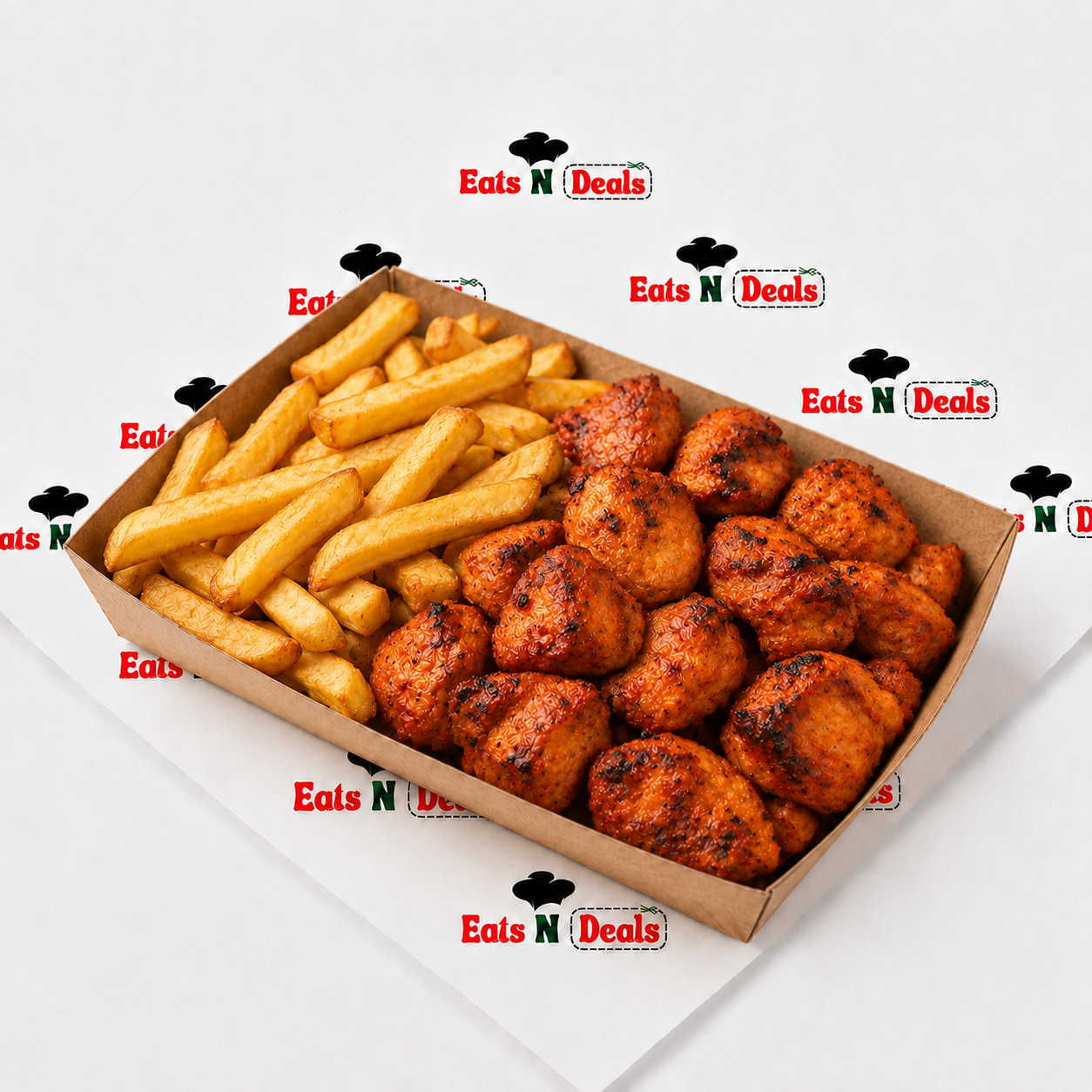 Chicken Kebab & Fries