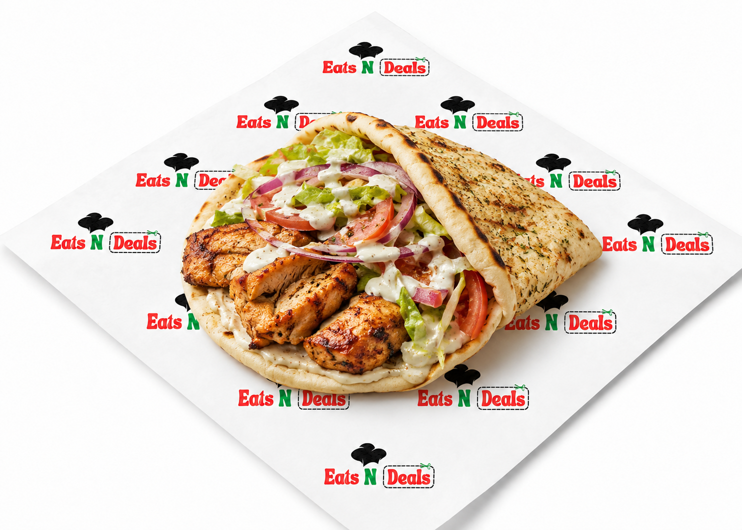 Chicken Kebab on Naan