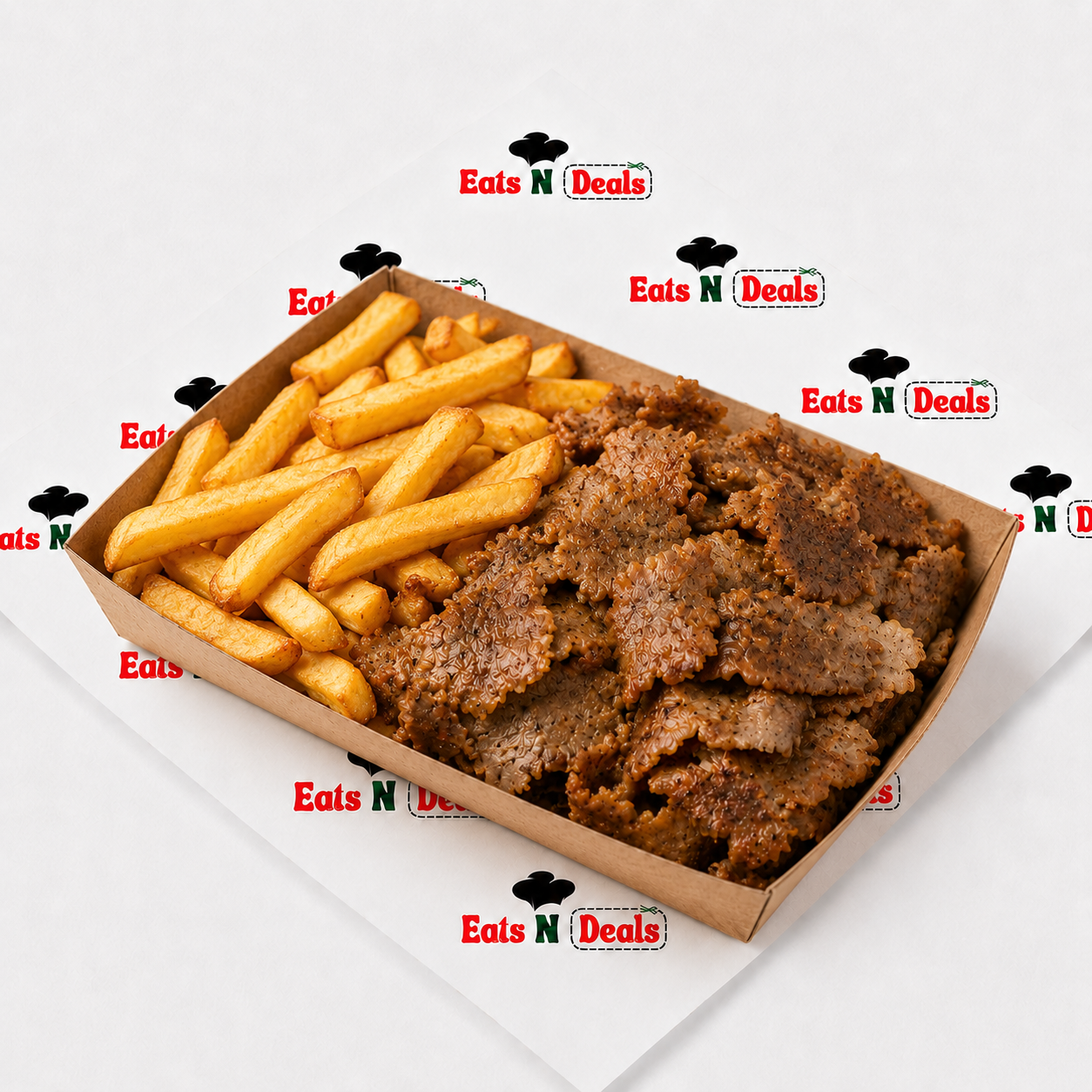 Cheesy Doner & Fries