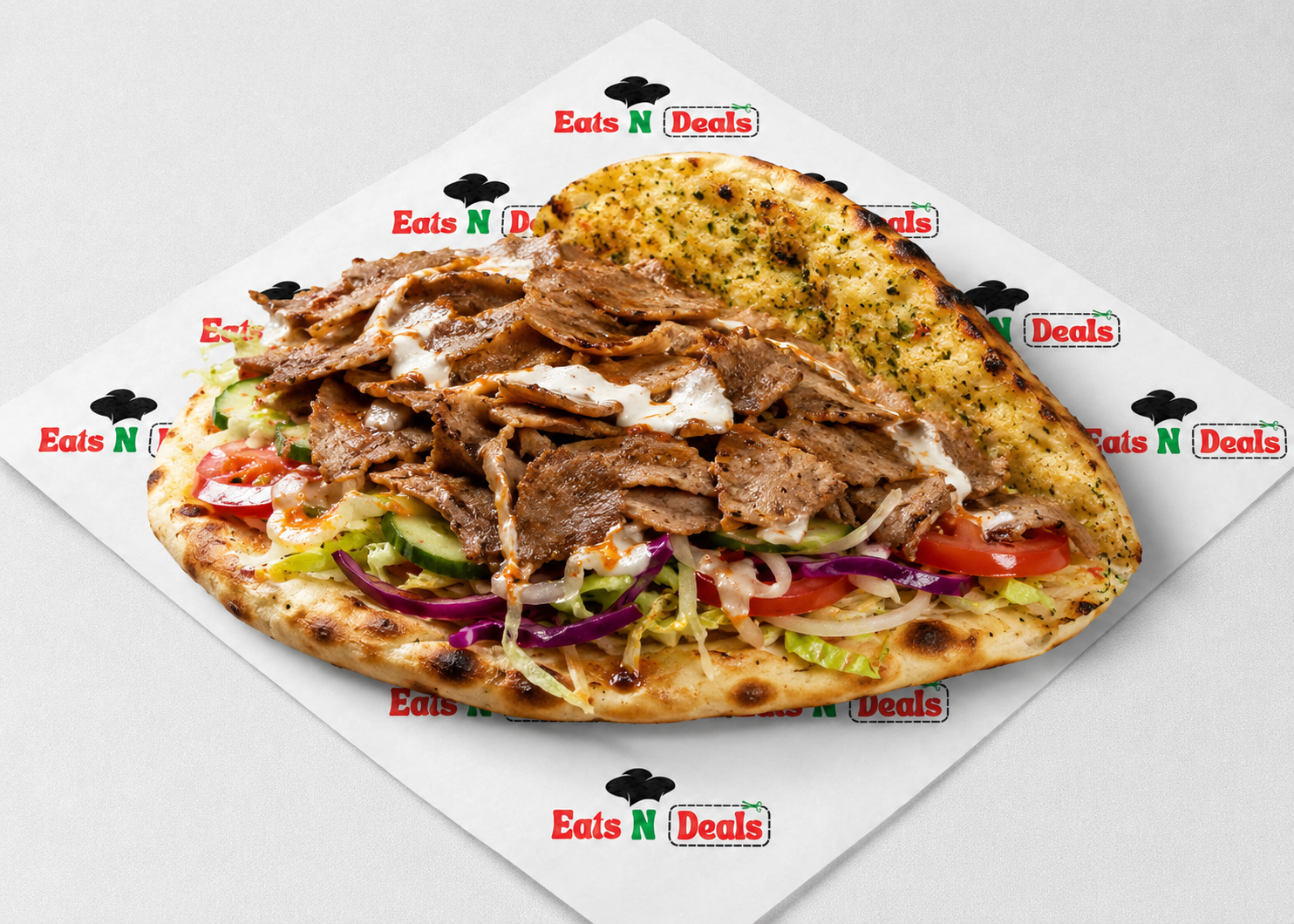 Doner Kebab on Naan
