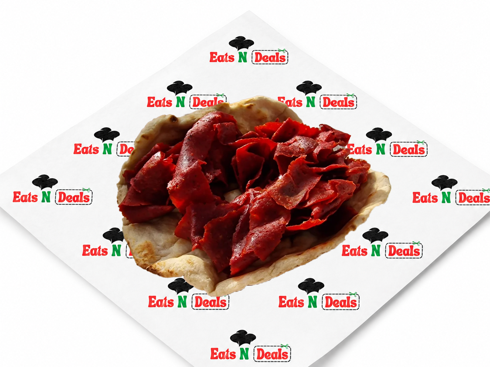 Red Doner on Naan