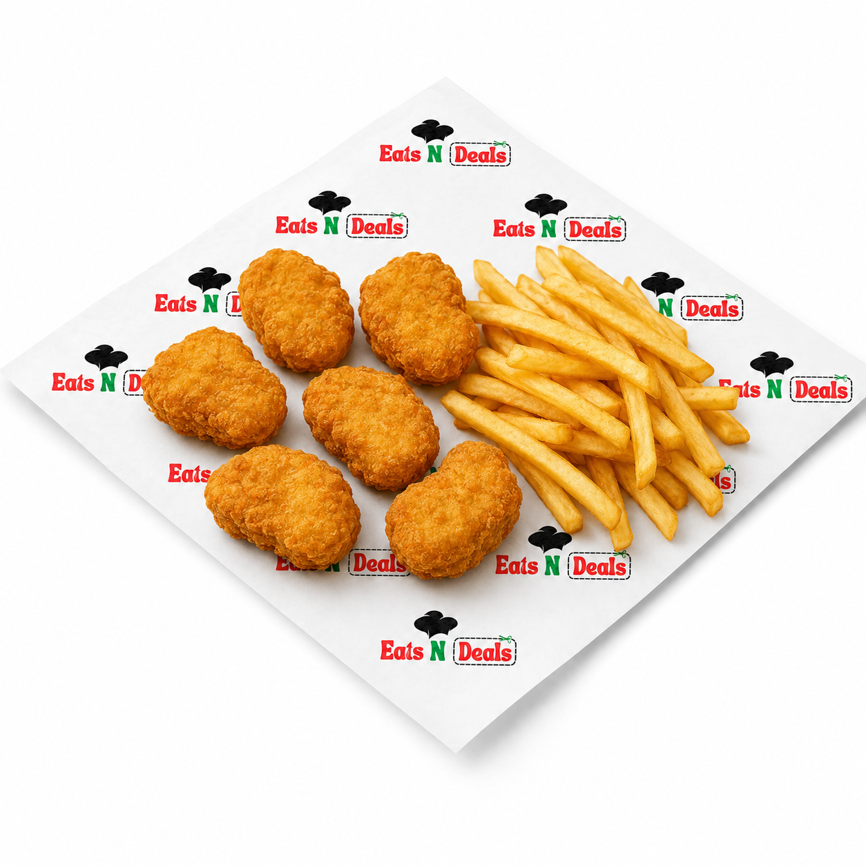 Chicken Nuggets & Cheesy Chips