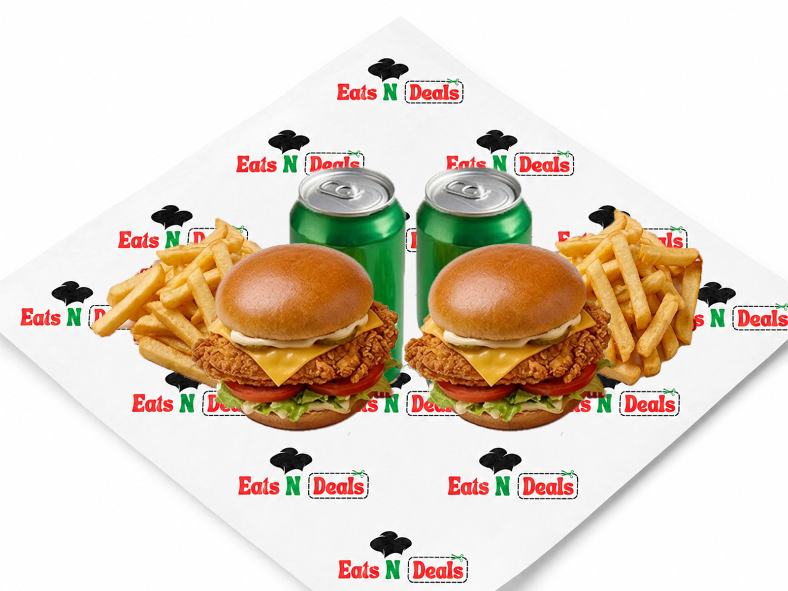 2 x Crispy Classic Burger Meals